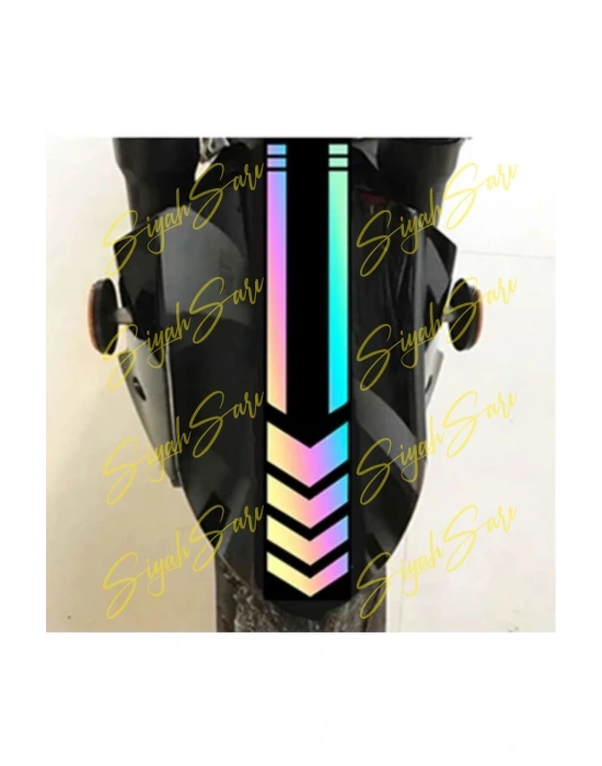 Motor Ön Teker Şerit 35x6,5 Cm Kask Depo Kapağı Araba Araç Otomobil Motorsiklet Sticker