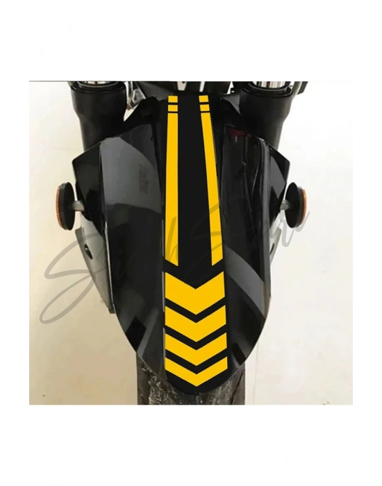 Motor Ön Teker Şerit 35x6,5 Cm Kask Depo Kapağı Araba Araç Otomobil Motorsiklet Sticker