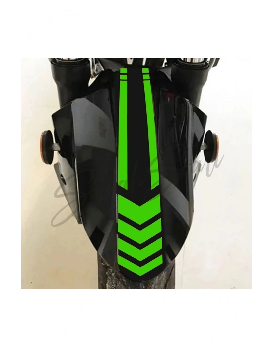 Motor Ön Teker Şerit 35x6,5 Cm Kask Depo Kapağı Araba Araç Otomobil Motorsiklet Sticker