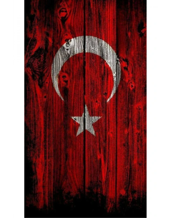 Araba Kapı Direk Kaplama Folyosu türk bayrağı