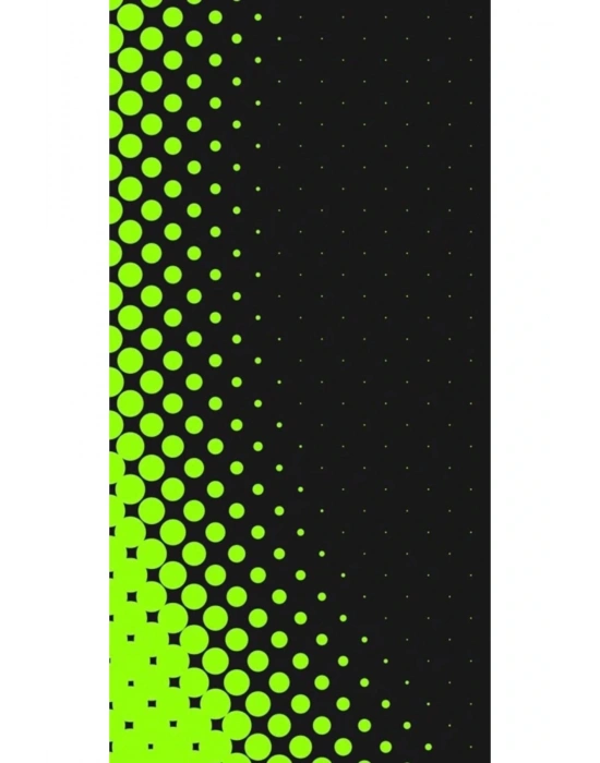 Araba Kapı Direk Kaplama Folyosu yeşil noktalar