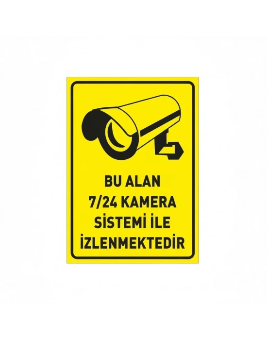 DİKKAT BU ALAN7/24 SAAT KAMERA İLE İZLENMEKTEDİR.21X30 CM DEKOTA MALZEME SUDAN ETKİLENMEZ