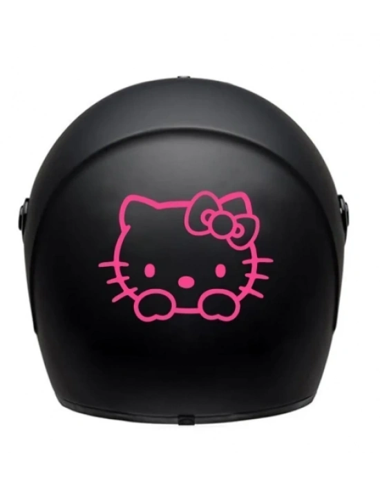 Kask Pembe Motor Kask Sticker