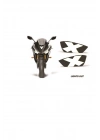 Yamaha R25 Uyumlu Far Sticker Far Içi Göz Sticker R25 Sticker BEYAZ X