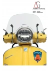 Scooter Vespa Oto Sticker, Motorsiklet, Laptop, Kask, Araba Sticker 14x11 Cm