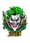 joker 8*9 Motorsiklet, Laptop, Kask, Araba Sticker 14x9 Cm