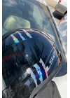 Kask için Dekoratif Hologramlı Pençe İzi Sticker Etiket 16CMx9CM (1 Adet)