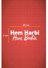 20 X 7 Cm Hem Harbi Hem Barbie Oto Sticker Araba Cam Sticker