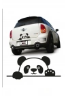 Bagajdan Bakan Panda 20x8 cm Sticker Araba, Motorsiklet, Laptop, Cam Sticker