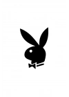 Playboy Oto Sticker Motorsiklet, Laptop, Kask, Araba Sticker 12x7 Cm