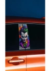 Araç Kapı Direk Kaplama Folyosu Joker Desenli (SAĞ SOL TAKIM) (2 ADET) - 22x50 Cm
