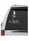 Ulu Önder Mustafa Kemal Atatürk 23x20 cm Sticker Araba, Motorsiklet, Laptop, Cam Sticker