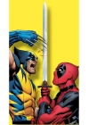 Deadpool ve Wolverine Kapı Direk Kaplama Folyosu BASKILI STİCKER Sağ-Sol 2 Adet 22*50 CM