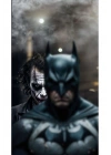 Batman ve Joker Kapı Direk Kaplama Folyosu BASKILI STİCKER Sağ-Sol 2 Adet 22*50 CM