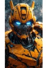BumbleBee Kapı Direk Kaplama Folyosu BASKILI STİCKER Sağ-Sol 2 Adet 22*50 CM