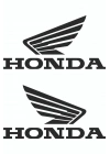 Honda Motorsiklet Logo Sticker 10cmx5cm