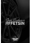 Seni Vicdanın Affetsin Yazı JDM Araba-Motosiklet Cam Etiket Sticker 24x8,4cm