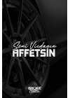 Seni Vicdanın Affetsin Yazı JDM Araba-Motosiklet Cam Etiket Sticker 24x8,4cm