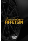 Seni Vicdanın Affetsin Yazı JDM Araba-Motosiklet Cam Etiket Sticker 24x8,4cm