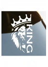 King Araba, Motorsiklet, Kask, Laptop, Cam, Duvar Sticker 25x14 cm
