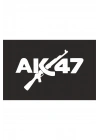 Ak47 Keleş 20x12 cm Sticker Araba, Motorsiklet, Laptop, Cam Sticker