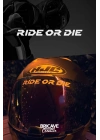 Ride or Die Yazı JDM Motosiklet Kask Etiket Sticker 11x1cm