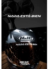 Nada Está Bien / Hiçbir Şey Yolunda Değil Yazı JDM Motosiklet Kask Etiket Sticker 12x1cm