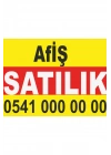 (70 Cm X 100 Cm) AFİŞ Satılık Branda - Afiş- Pankart