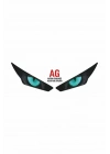 RKS R250 2023 UYUMLU FAR STİCKER MAVİ GÖZ Uyumlu