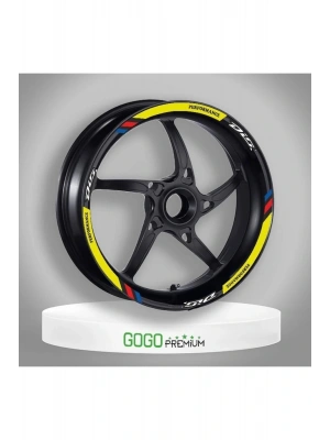 Honda Forza Uyumlu M Power Sarı 1 Set Jant Şeridi