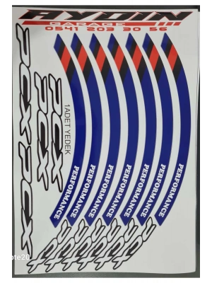 HONDA pcx Uyumlu mavi1 Set Jant Şeridi