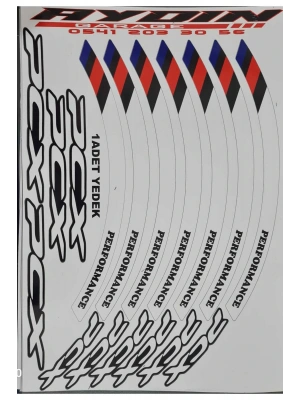 HONDA pcx Uyumlu beyaz 1 Set Jant Şeridi