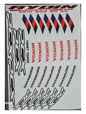 HONDA PCX JANT ŞERİDİ BEYAZLI