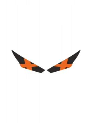 Rks R250 2023 - 2024 Uyumlu Far Sticker X Turuncu