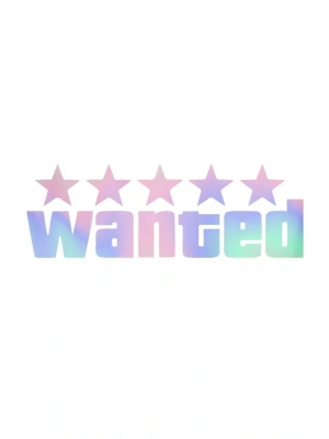 Wanted Sticker 5 Yıldız Wanted Araba Motorsiklet Uyumlu PC Leptop Sticker 30cm*10cm HOLOGRAM
