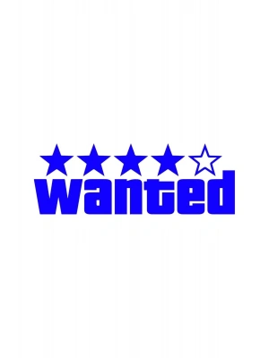 Wanted Motorsiklet, Laptop, Cam, Kask, Araba Sticker 18x7 Cm
