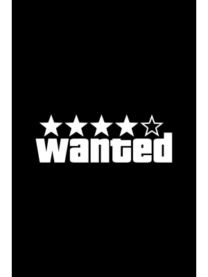 Wanted Motorsiklet, Laptop, Cam, Kask, Araba Sticker 18x7 Cm