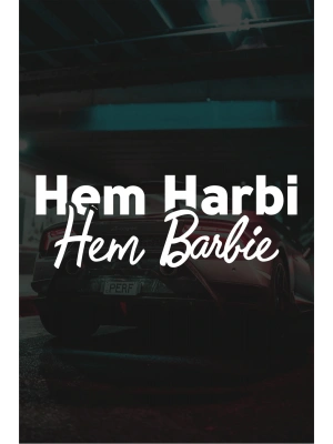 20 X 7 Cm Hem Harbi Hem Barbie Oto Sticker Araba Cam Sticker