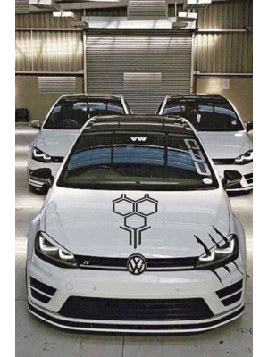 Ön Kaput Üstü Oto Sticker Araba Sticker 59x34cm