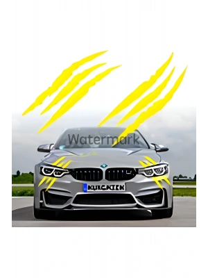 Pence Uyumlu Araba Araç Oto Sticker Etiket Folyo