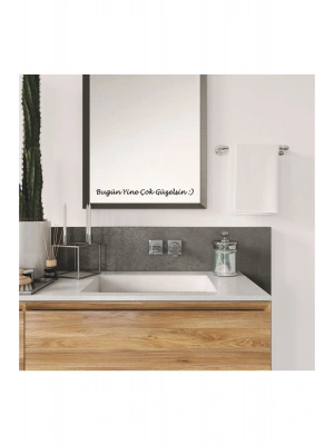 Ayna Dekorasyon Sticker- Bugün Yine Çok Güzelsin :) 40cmx3cm