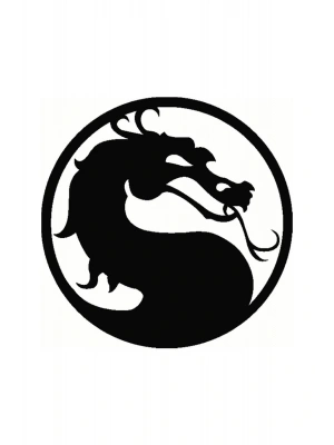 Ejderha Duvar Dekor Sticker 40 X 36 Cm