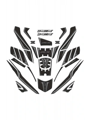 HONDA PCX 2025 UYUMLU TANK PAD SET 004