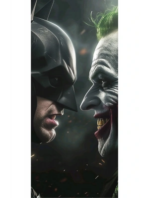 Araba Kapı Direk Kaplama Folyosu Batman ve joker