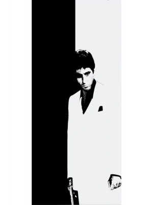 Araba Kapı Direk Kaplama Folyosu Tony Montana