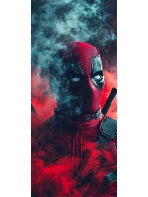 Araba Kapı Direk Kaplama Folyosu Deadpool