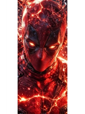 Araba Kapı Direk Kaplama Folyosu Deadpool