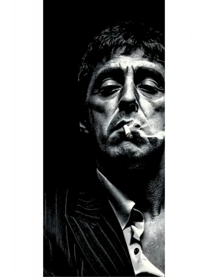 Araba Kapı Direk Kaplama Folyosu Tony Montana