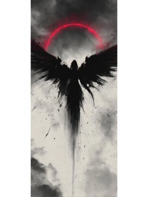 Araba Kapı Direk Kaplama Folyosu Siyah Melek