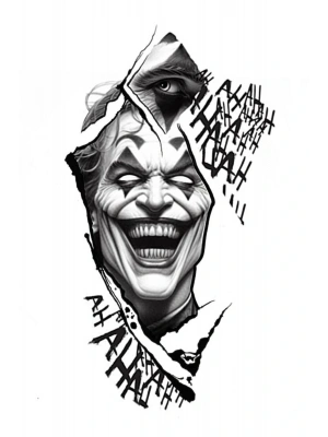 JOKER Kapı Direk Kaplama Folyosu BASKILI STİCKER Sağ-Sol 2 Adet 22*50 CM